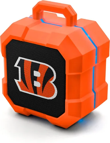 Vista 12 de SOAR NFL Shockbox - Altavoz Bluetooth inalámbrico LED, resistente al agua, IPX4, 5.0 Bluetooth con más de 5 horas de tiempo de reproducción, pequeño