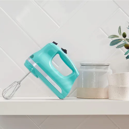 Vista 3 de KitchenAid KHM512 - Batidora de mano de 5 velocidades, ultra potencia, Aqua Sky