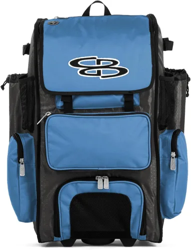 Vista 76 de Boombah Rolling Superpack - Bolsa para equipo de béisbol/sóftbol, varios colores, mango telescópico y capacidad para 4 murciélagos, versión