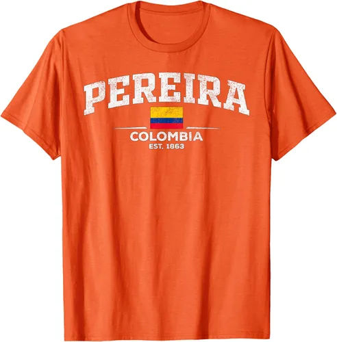 Vista 80 de Camiseta Pereira Colombia, Negro