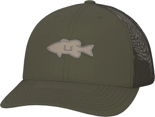 Vista 82 de HUK - Gorra de camionero de malla para hombre con cierre a presión Gorra de pesca antirreflectante