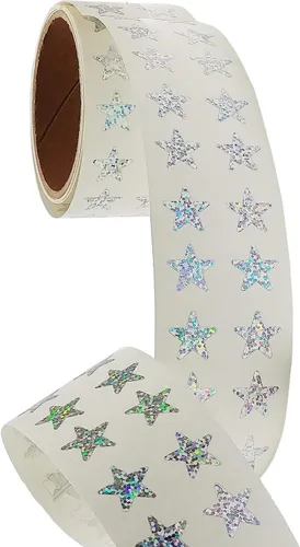 Vista 13 de JILLSON & ROBERTS Rollo de calcomanías prismáticas a granel, días escolares (50 repeticiones)