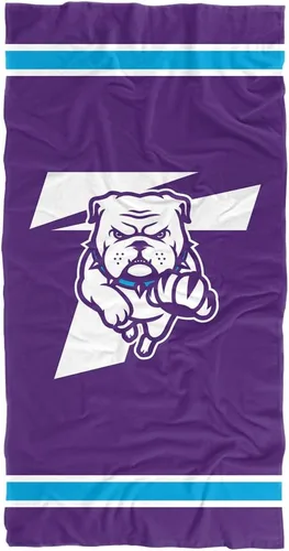 Vista 61 de LOGOVISION Manta Abilene Christian University, 30 x 60 pulgadas, logotipo primario CottonFront/PolyBackBeachTowel