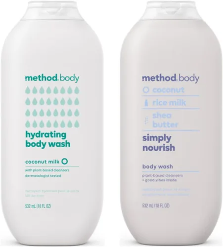 Vista 4 de Method Gel de baño variedad, 1 Daily Zen, 1 Pure Peace, 18 oz cada uno, 1 CT