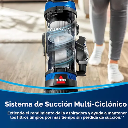 Vista 7 de Bissell CleanView Aspiradora vertical sin bolsa con varilla activa, 3536
