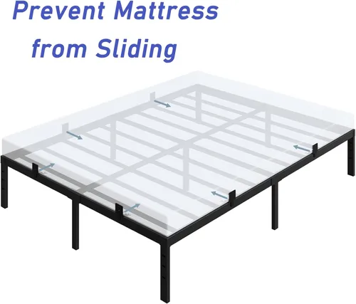 Vista 3 de Hunlostten 6 tapones deslizantes de colchón para marco de cama, agarre de colchón antideslizante, tapones de cama para evitar deslizamientos, fácil