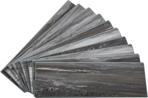 Vista 12 de Palisade Azulejos de vinilo entrelazados impermeables para pared/salpicadero para cocina o baño en mármol español (muestra de 4.5x11 pulgadas)