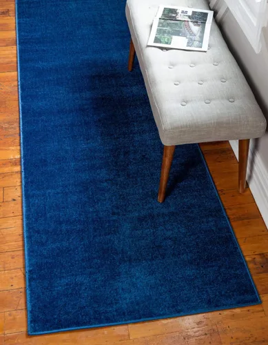 Vista 39 de Unique Loom Williamsburg Collection - Alfombra de área, color liso (2' 9" x 9' 10", color borgoña)