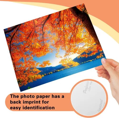 Vista 5 de 20 hojas de papel fotográfico brillante, papel fotográfico de 8 * 10 pulgadas para impresora, papel para impresión de fotos de inyección de tinta