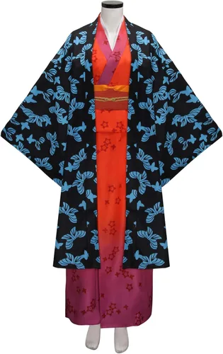 Vista 2 de Disfraz de anime Ubuyashiki Amane Cosplay Kimono Conjunto de disfraz de anime