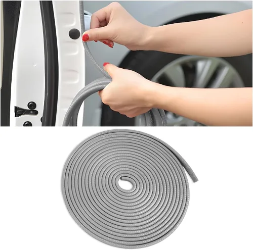 Vista 8 de Osilly Protectores de borde de puerta de automóvil, sello de goma de 16 pies, borde de puerta de automóvil, protector de borde de puerta