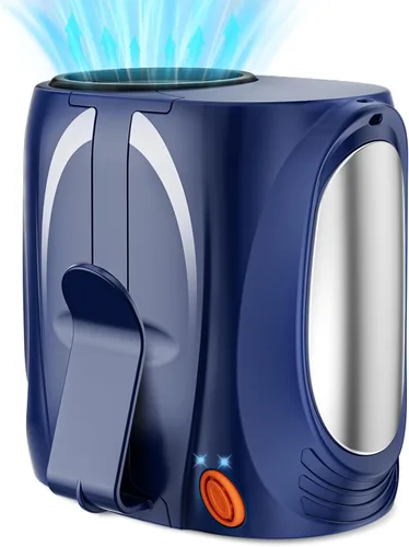 Vista 10 de Ventilador de cintura portátil AI, 6 velocidades de 16000 rpm, flujo de aire turbo fuerte, ventilador personal de refrigeración máxima de 40 horas