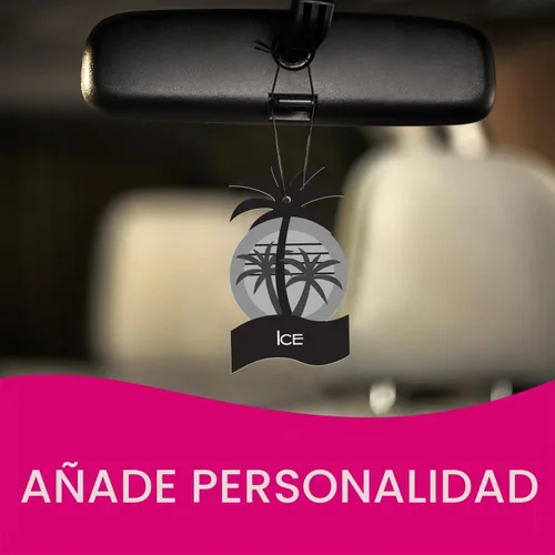 Vista 4 de California Scents Ambientador para coche Palms Ice Paper (6 x 4 unidades)