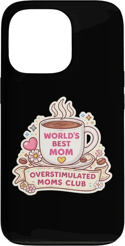Vista 10 de Overstimulated Moms Club Funny Mother's Day Mama Mum Momma Case for iPhone 17