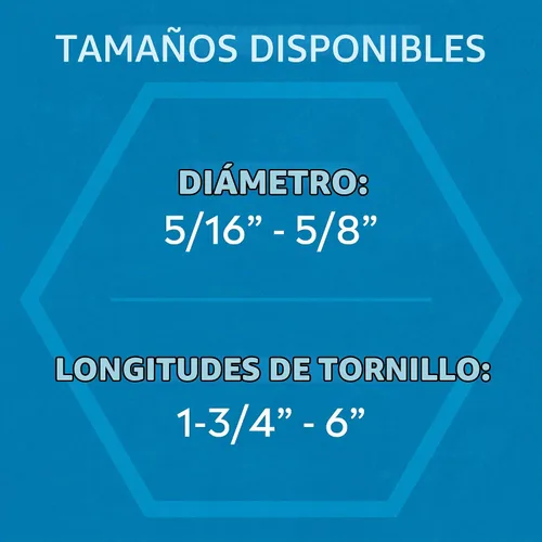Vista 7 de Tapcon + Anclajes de hormigón Climaseal™ de cabeza hexagonal de servicio pesado 1/2 x 3, 10