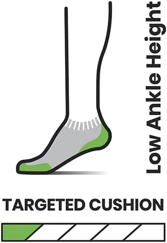 Vista 2 de Smartwool Run Targeted Cushion - Calcetines de tobillo bajo para hombre