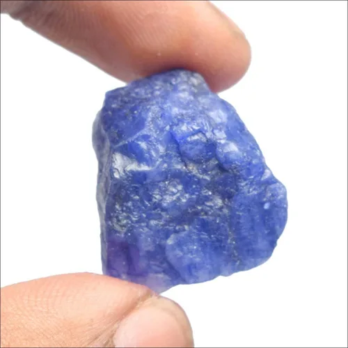 Vista 3 de GEMHUB Collar de piedras preciosas sueltas de zafiro azul natural de 8 a 200 quilates, cristales crudos y piedras curativas, para mujeres y hombres