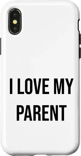 Vista 5 de iPhone 16 I Love My Parent Case