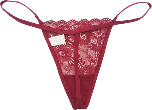 Vista 2 de Vision Underwear Paquete de 6 bragas de tanga de encaje floral sexy L266