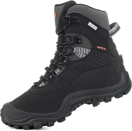 Vista 3 de XPETI Thermator - Botas de senderismo ligeras y antideslizantes para hombre, Nieve