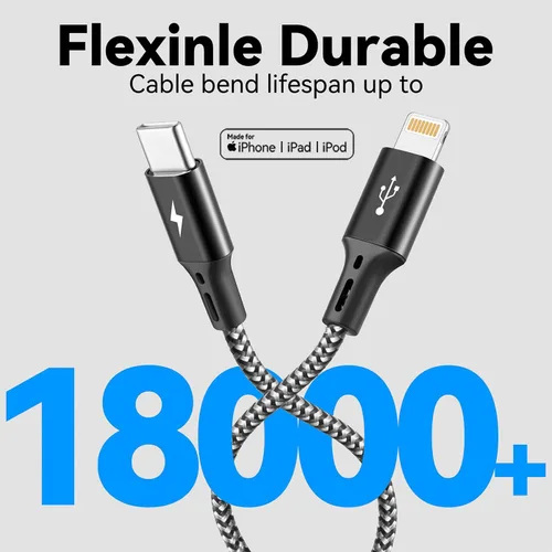 Vista 4 de ASICEN Cable de carga múltiple 3 en 1, cable de carga múltiple trenzado, cable de carga USBC, cable de carga USB universal con puerto tipo C/micro