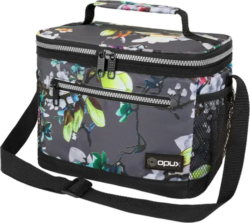 Vista 11 de opux Lonchera térmica para hombres y mujeres, bolsa de almuerzo para el trabajo y la escuela, a prueba de fugas, hielera suave tipo tote