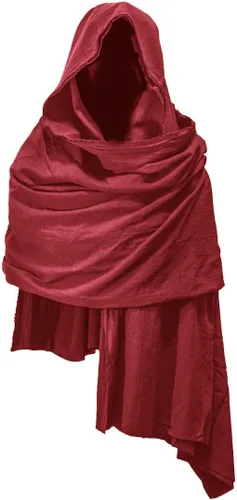 Vista 12 de Bufanda con capucha estilo pícaro, capa medieval, renacentista, para hombre, calentador de cuello con capucha, accesorios Cyberpunk