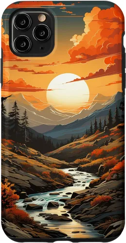 Vista 13 de Great Smoky Mountains - Mountain Scene Mountain Theme Nature Case for iPhone 17