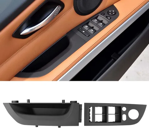 Vista 12 de Jaronx Compatible con BMW Serie 3 Manija de puerta E90/E91/E92/E93 2004-2011, juego de 6 piezas de repuesto de manija de puerta interior izquierda