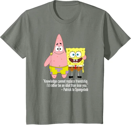 Vista 68 de Mademark x SpongeBob SquarePants - Patrick & SpongeBob - Camiseta de la amistad Asfalto