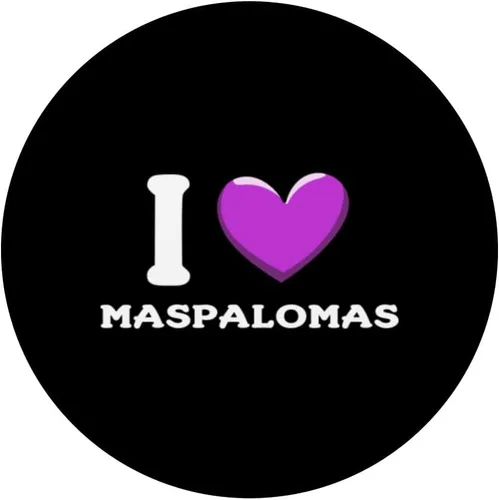 Vista 3 de I Love Maspalomas Gran Canaria Spain PopSockets Swappable PopGrip