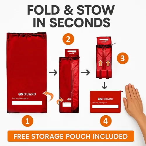 Vista 4 de OnGuard Bolsa de cochecito doble para avión Funda de cochecito Bolsa de cochecito Accesorios de viaje de avión de bebé Mochila compacta