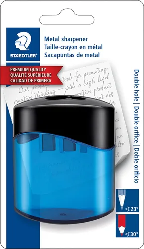 Vista 2 de STAEDTLER Sacapuntas de metal R de 2 agujeros (surtido) (paquete de 2)