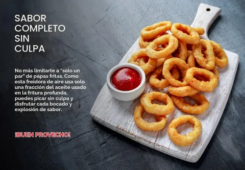 Vista 4 de Chefman Horno digital con pantalla táctil de 3.5 cuartos de galón con cesta plana que ahorra espacio, freidora de aire saludable sin aceite