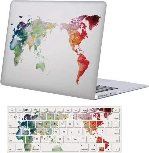 Vista 12 de Funda rígida para laptop compatible con MacBook Pro de 13 pulgadas versión antigua 2012 2011 2010 2009 2008 lanzamiento A1278 con CD-ROM, funda