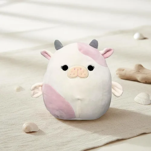 Vista 5 de Squishmallow Official Kellytoy - Escuadrón coleccionable de la vida marina, animales suaves y blandos (Malia Pink Sea Cow, 8 pulgadas)