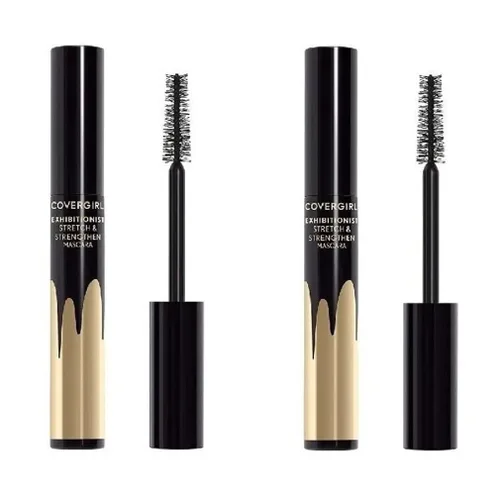 Vista 4 de CoverGirl Exhibitionist Stretch & Strengthen Mascara, Muy Negro 800