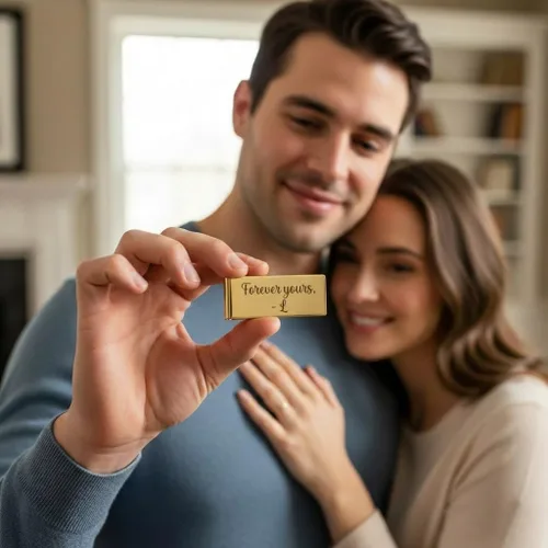 Vista 4 de Danique Jewelry Oro Personalizado Clip Delgado para Dinero para Hombres – Deshazte de la Cartera Voluminosa Portafolio Minimalista de Metal