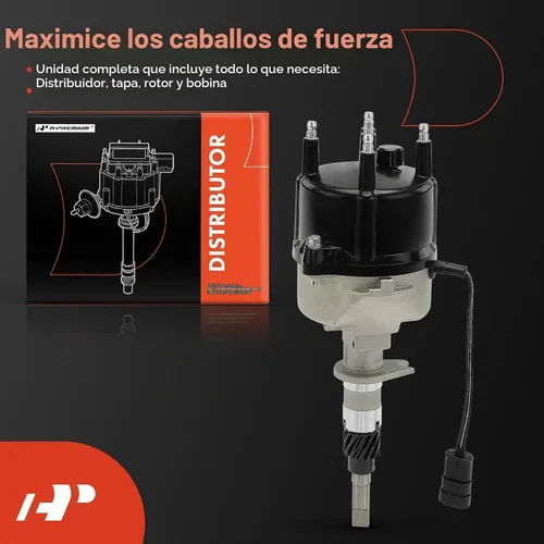 Vista 3 de Distribuidor de encendido A-Premium con tapa y rotor compatible con vehículos Jeep - 2.5L 4 cilindros - Cherokee 1991-1993, Comanche 1991-1992