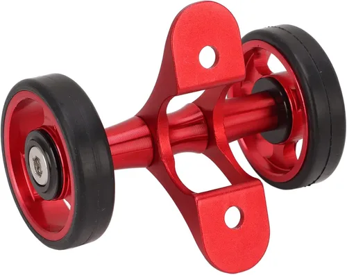 Vista 10 de Zunate Easywheel - Ruedas traseras dobles para bicicleta plegable Brompton, montaje de rodillo de extensión de guardabarros de bicicleta, aleación