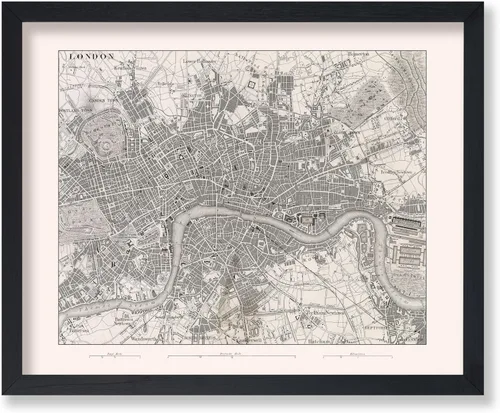 Vista 23 de Monem Art Mapa Monumental Vintage de Florencia Impresión - Póster de Viaje Retro - Arte de Italia - Gran Regalo para Hombres, Mujeres, Amantes