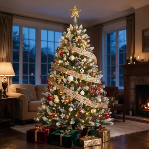 Vista 19 de Árbol de Navidad artificial flocado de nieve de 4 pies y 6 pulgadas Flocado blanco con piñas (forma de lápiz)