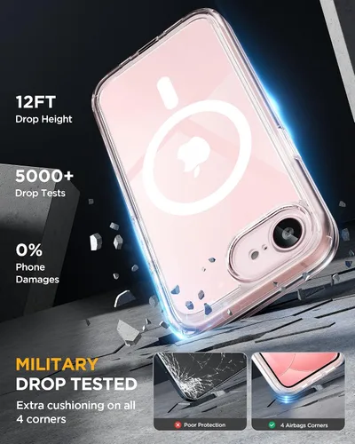 Vista 479 de Miracase Serie de vidrio para iPhone 11 de 6.1 pulgadas, funda protectora de cuerpo completo resistente mejorada con protector de pantalla de vidrio