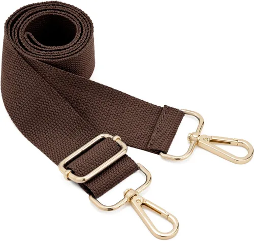 Vista 45 de Correa de Bolso de Hombro Ancha de Repuesto Ajustable Cinturón de Lona Bolso Cruzado Bolso de Mano