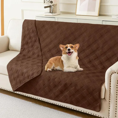 Vista 38 de hyha - Manta impermeable para cama de perro, mantas suaves para mascotas, funda impermeable para sofá para perros, fundas reversibles lavables