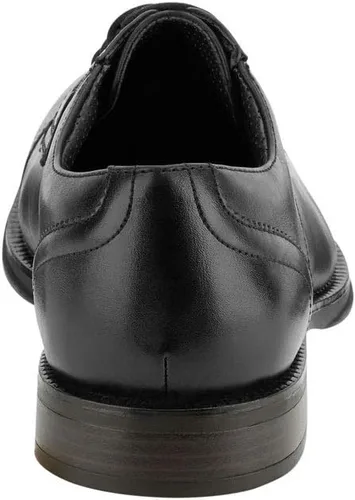 Vista 4 de DOCKERS Garfield - Zapatos de vestir para hombre, zapatos Oxford con punta de casquillo Negro