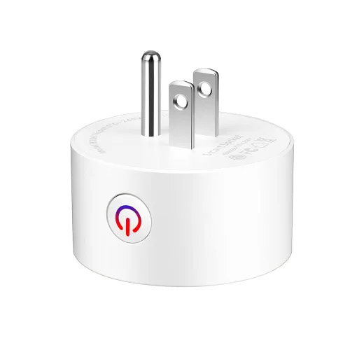 Vista 4 de Zigbee Smart Plug, Prakriti Smart Zigbee Plugs Compatible con Google Assistant, Alexa, Hubitat (paquete de 2)