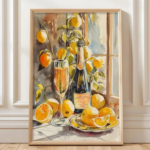 Vista 13 de Pintura botánica azul, estética, imágenes botánicas, elegante póster con estampado floral, arte de pared floral floreciente, cuadro de flores azules