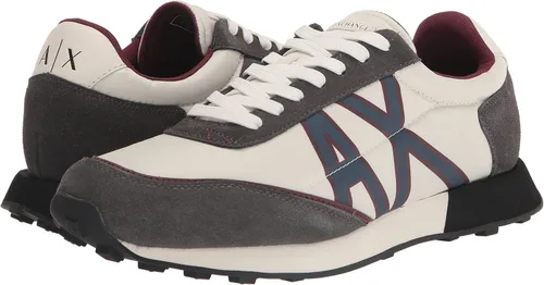Vista 7 de AX ARMANI EXCHANGE Men's Waffle Tread Leather Logo Sneaker