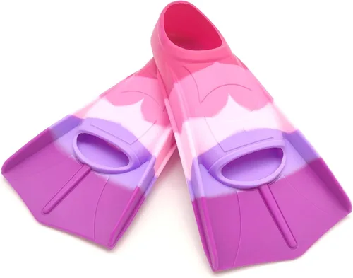 Vista 18 de Aletas de entrenamiento de natación, aletas de natación para niños, cómodas aletas de natación adecuadas para niños, principiantes, niñas, niños